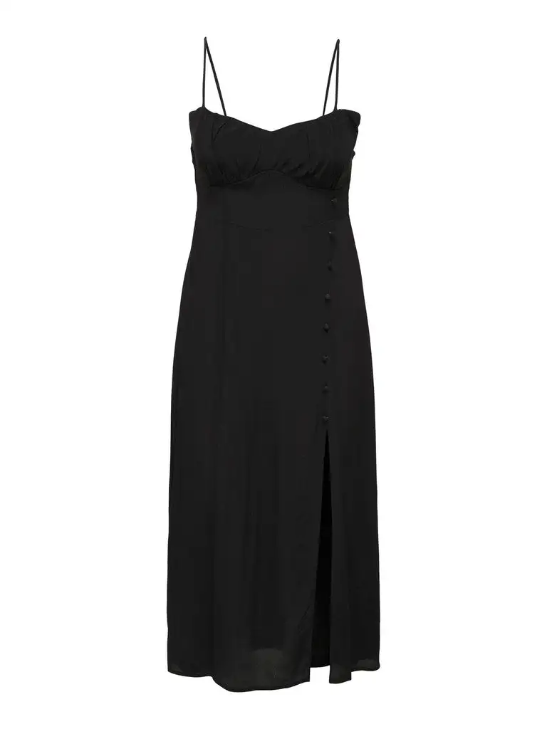 Onlleonora Strap Midi Dress Ptm Black