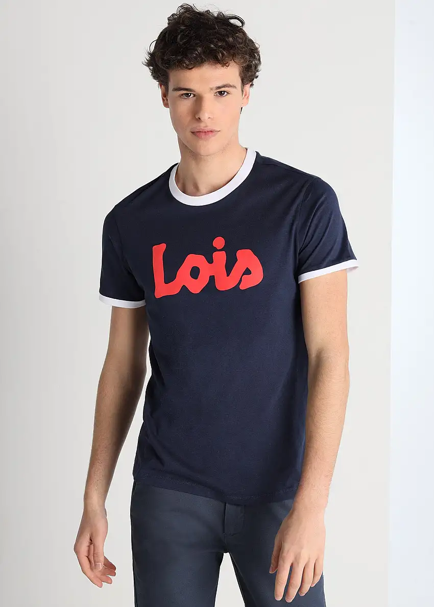 Starsky-Pong Camiseta M/C Rib Contrastes Logo 468