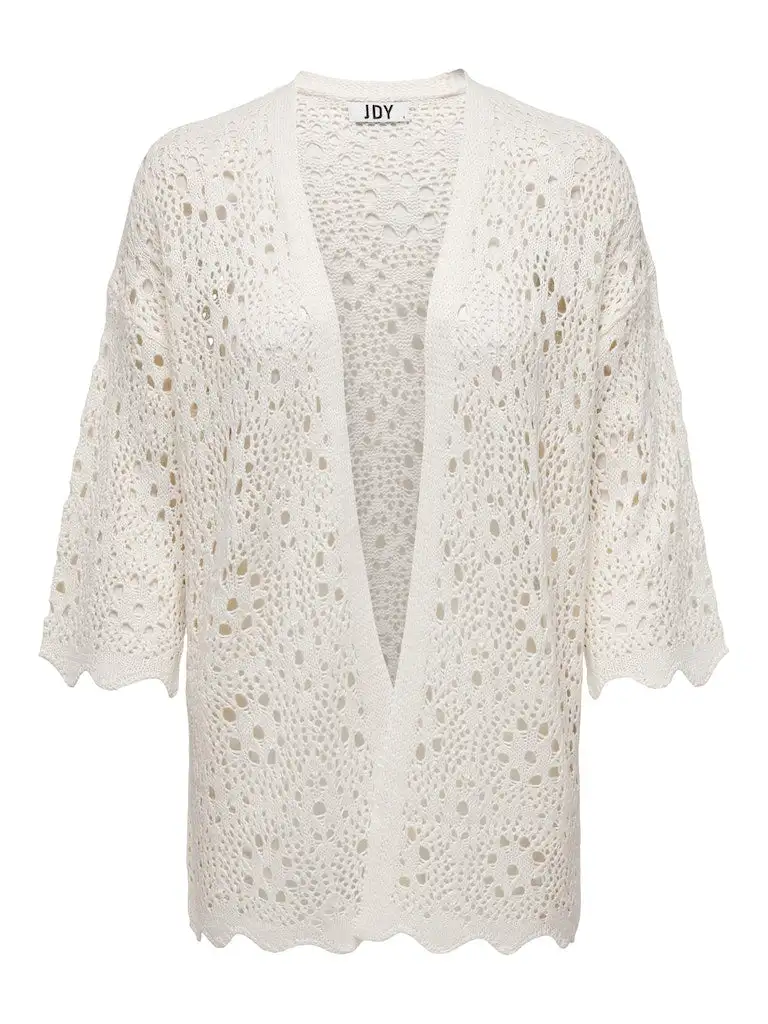 Jdynatascha 3/4 Kimono Knt Cloud Dancer