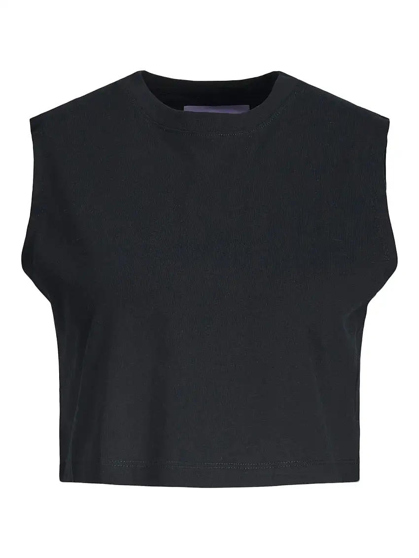 JJXX Jxalvira Slim Sl Crop Every Tee Jrs Sn 12224211 Black