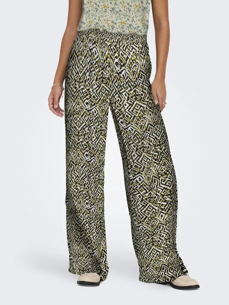 Jdynile Life Hw Wide Pant Wvn 15318041 JDY Gardenia