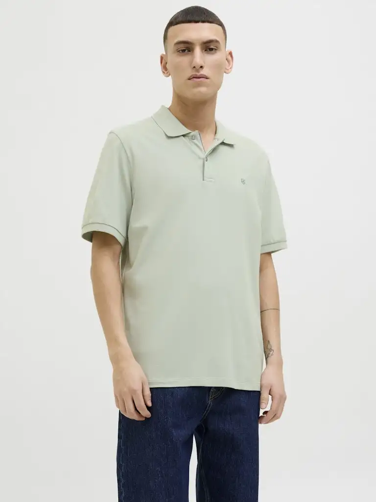 Jprblasainz Ss Polo 12237839 Jack & Jones Aqua Gray