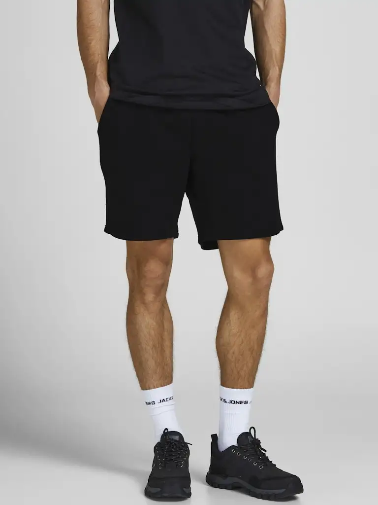 Jpstgordon Bradley Sweat Shorts Mid 12249285 Jack & Jones Black
