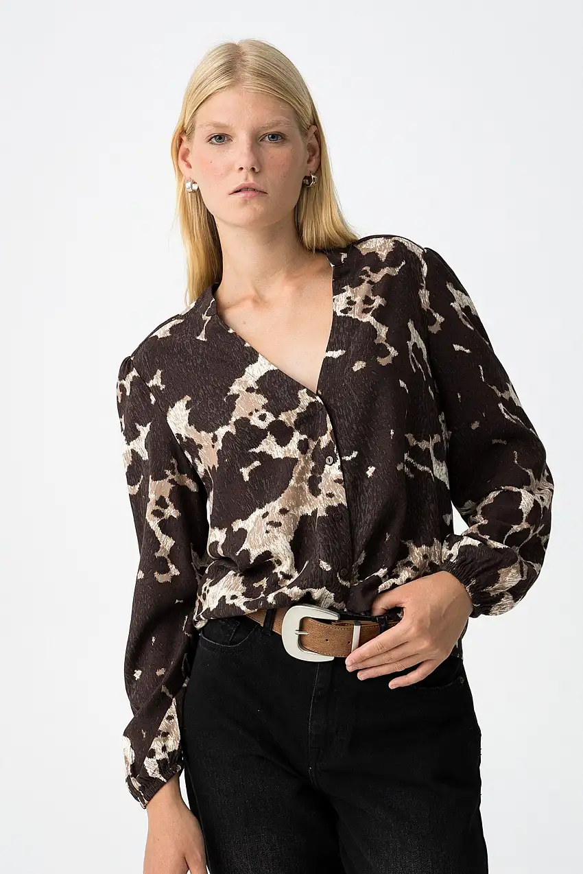 Camisa Tiffosi Qatar_C 10062756 295 Castaño Oscuro