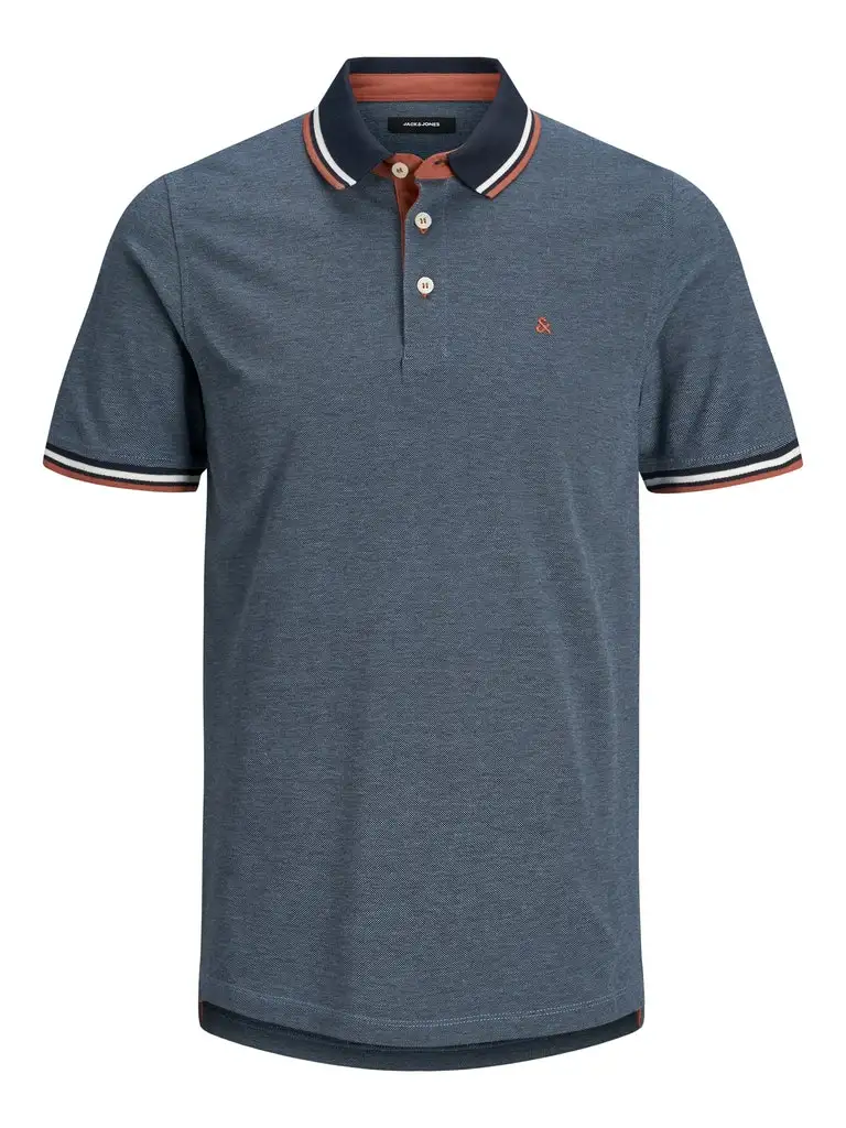 Jjepaulos Polo Ss Noos Denim Blue