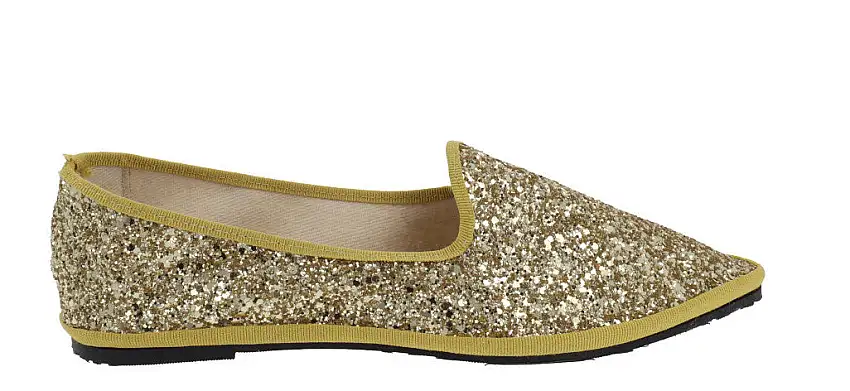 Zapatillas Venezianas Greta de glitter para mujer