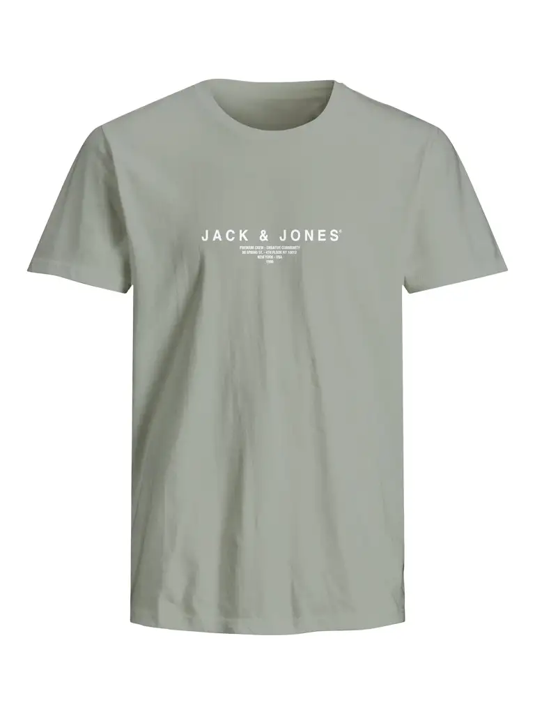 Jprblaharris Ss Tee Crew Neck Fst 12276646 Jack & Jones Aqua Grey