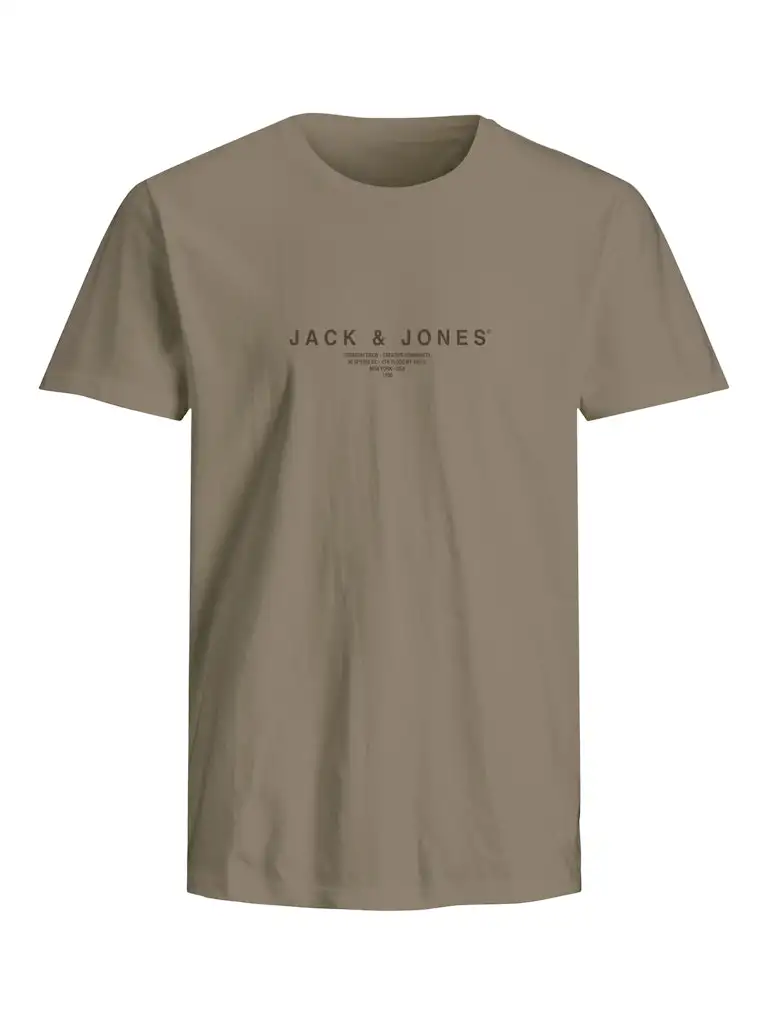 Jprblaharris Ss Tee Crew Neck Fst 12276646 Jack & Jones Greige