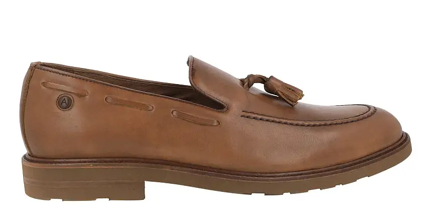Mocasines Aeroplane en piel cuero con borlas