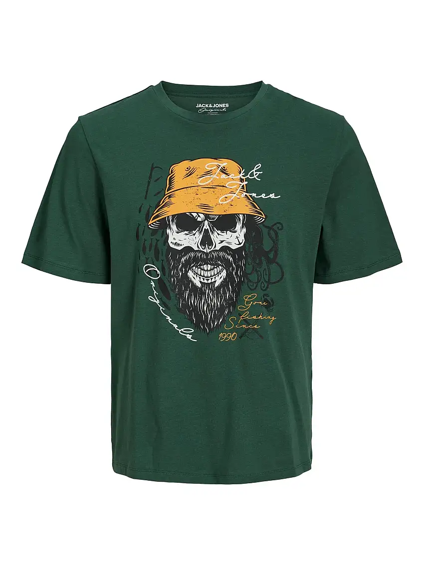 Jorroxbury Tee Ss Crew Neck Sn Trekking Green