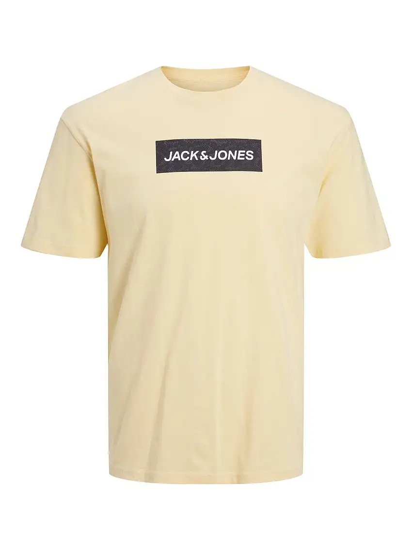 Jconavigator Logo Tee Ss Crew Neck Banana