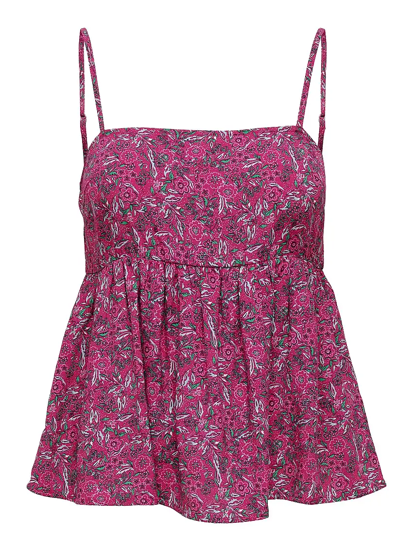Onlkeira Peplum Singlet Ptm Very Berry