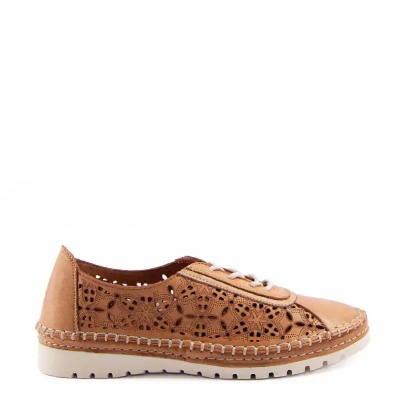 ZAPATO CORDON LASER CUERO 016-105