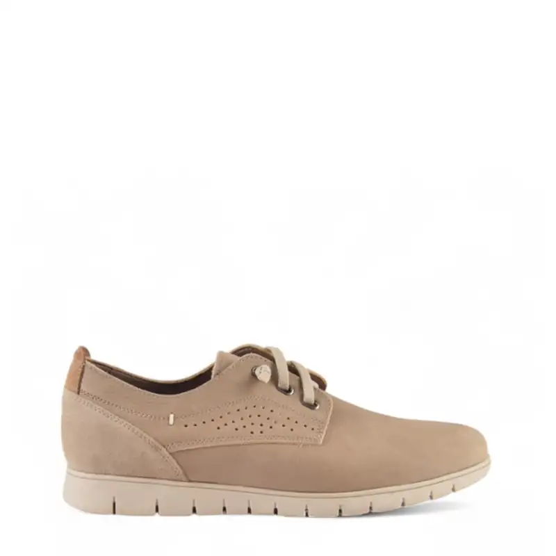 CASUAL ELASTICOS NOBUCK TAUPE 3339