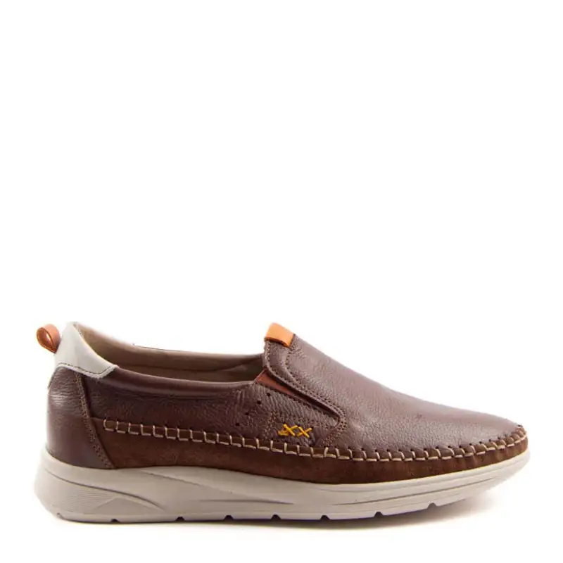 MOCASIN ELASTICOS COSIDO CUERO 4224