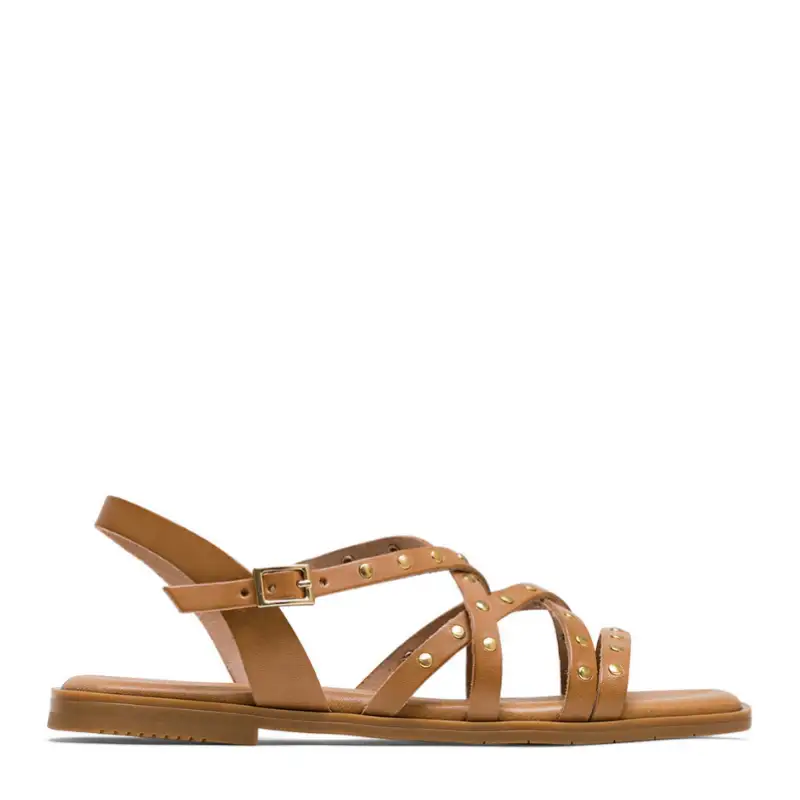 SANDALIA ROMANA TACHAS TAUPE