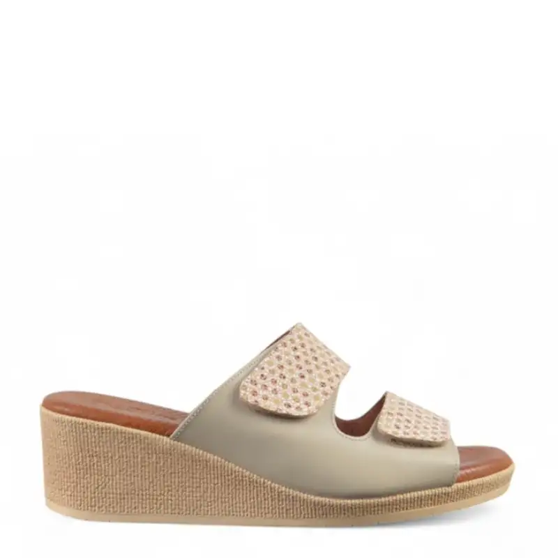 PALA VELCROS PUNTOS BEIGE 25133