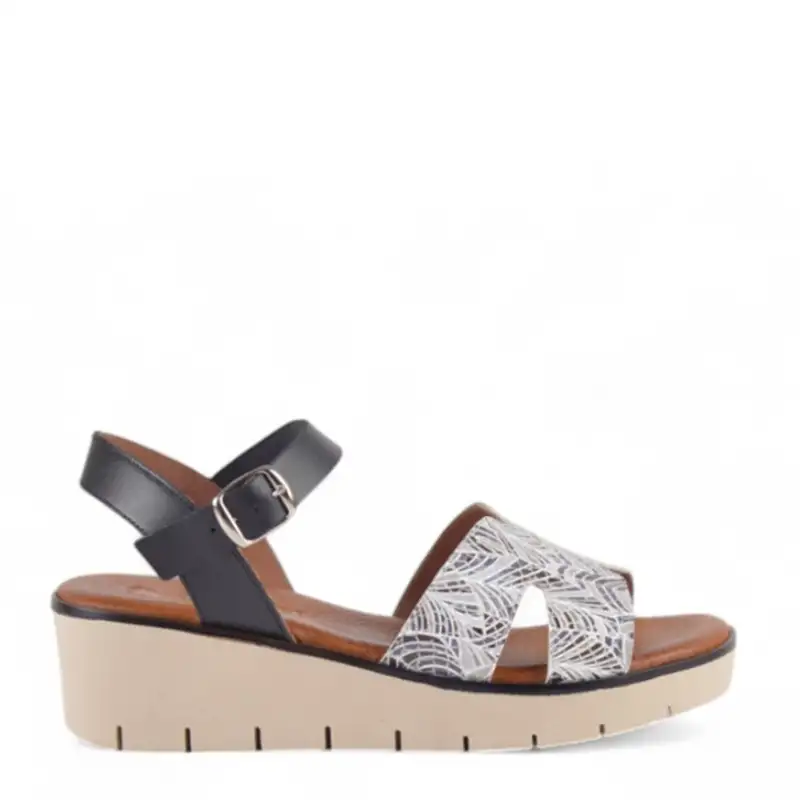 SANDALIA PALA TROPICAL NEGRO 25139