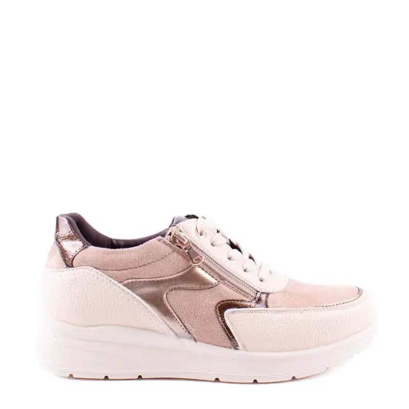 SNEAKER CREMALLERA CREMA ATL29353
