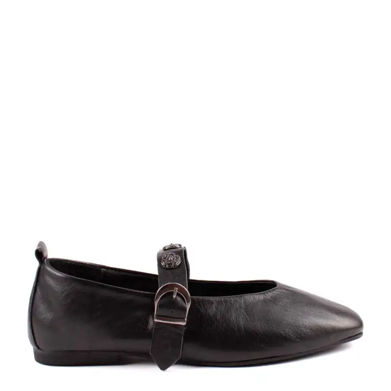 BAILARINA CORREA CHAPAS NEGRO 726