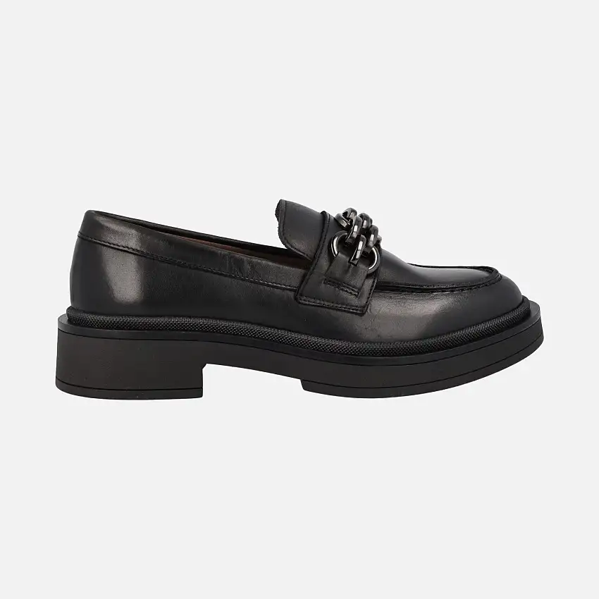 Mocasines para mujer Bibi con adorno de cadena metálica