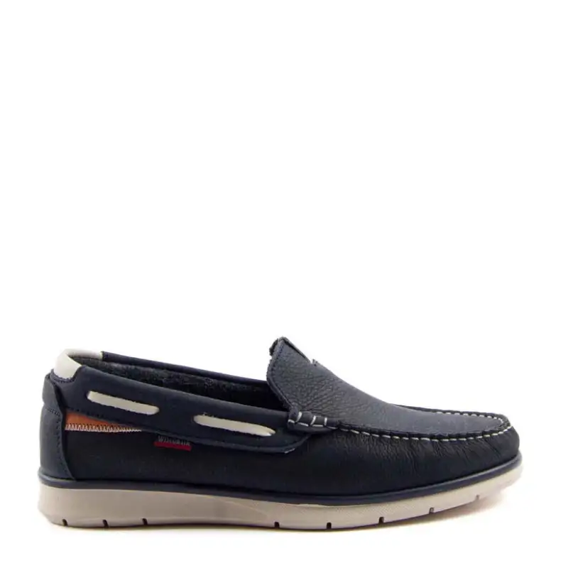 MOCASIN NAUTICO NOBUCK MARINO 4226