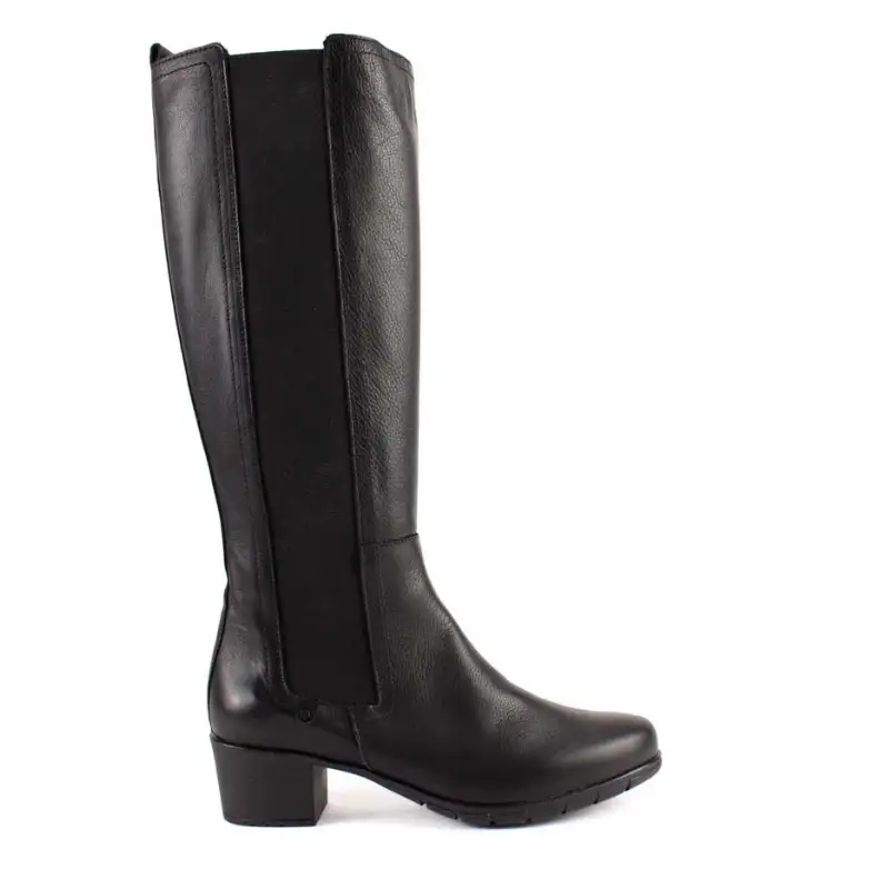 BOTA CAÑA ELASTICO NEGRO 9545