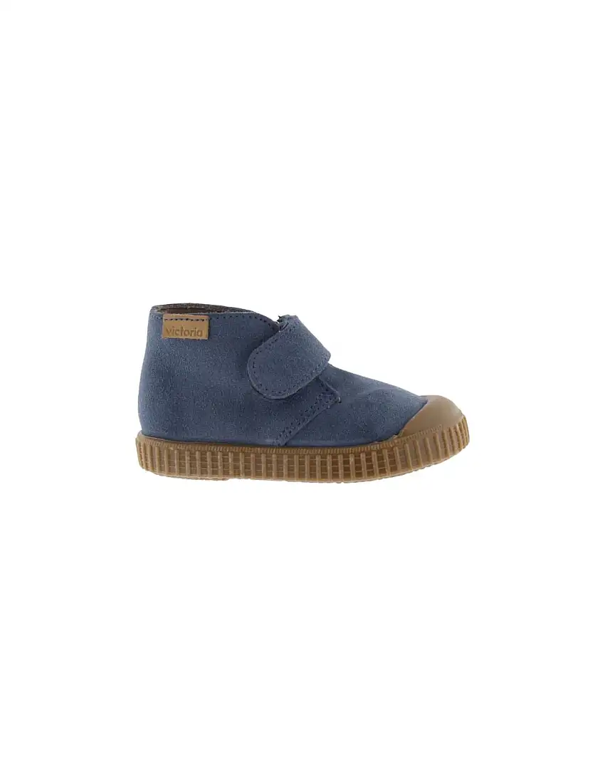 Zapatilla para niños con tiras Victoria Safari Azul