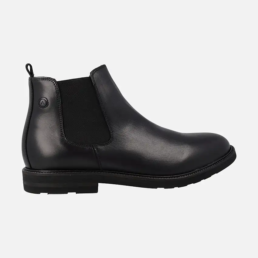 Botines chelsea para hombre en piel negra Aeroplane