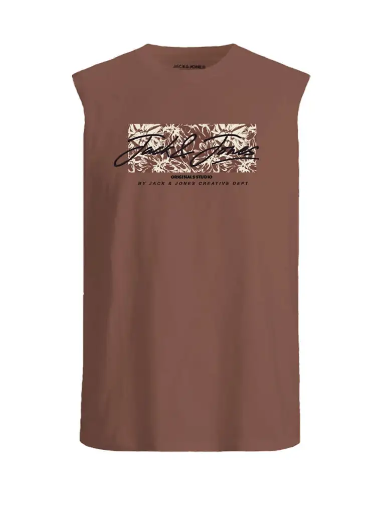 Jorsplit Tee Sl Crew Neck Fst 12277942 Jack & Jones Arabian Spice