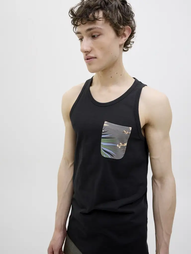 Jjhawaii Pocket Tanktop Sl 12269321 Jack & Jones Black