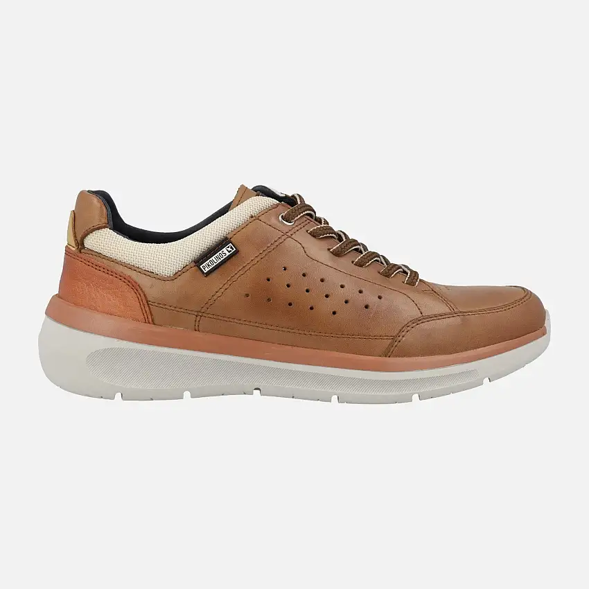 Deportivos de piel para hombre con piso Extra ligero Biar M6V-6105
