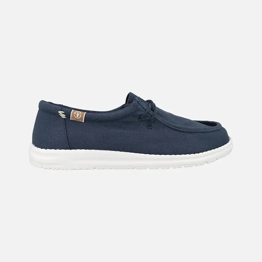 Zapatos de cordones para hombre en algodón orgánico modelo 8251
