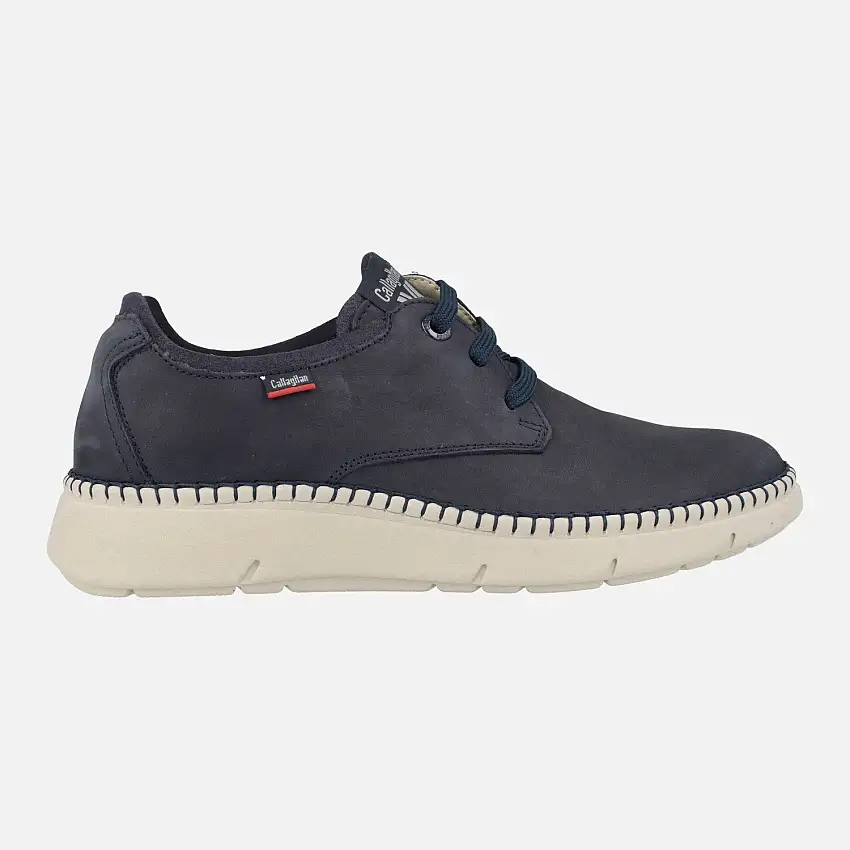 Zapatos blucher para hombre con piso deportivo y cosido exterior