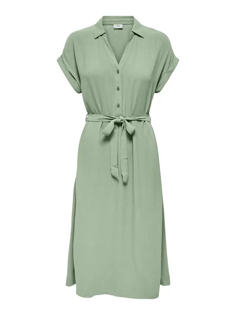 Jdymiami S/S Midi Shirt Dress Wvn 15347394 JDY Smoke Green