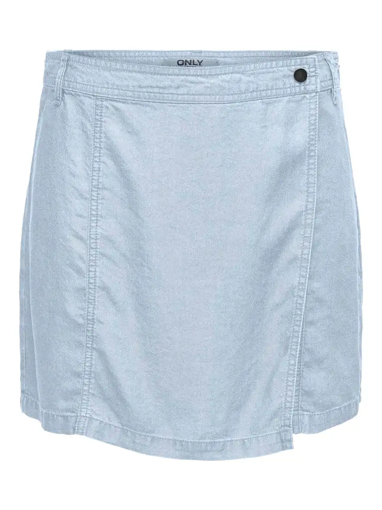 Onlcharis Life Mw Skort Cc Wvn 15337934 Only Light Blue Denim