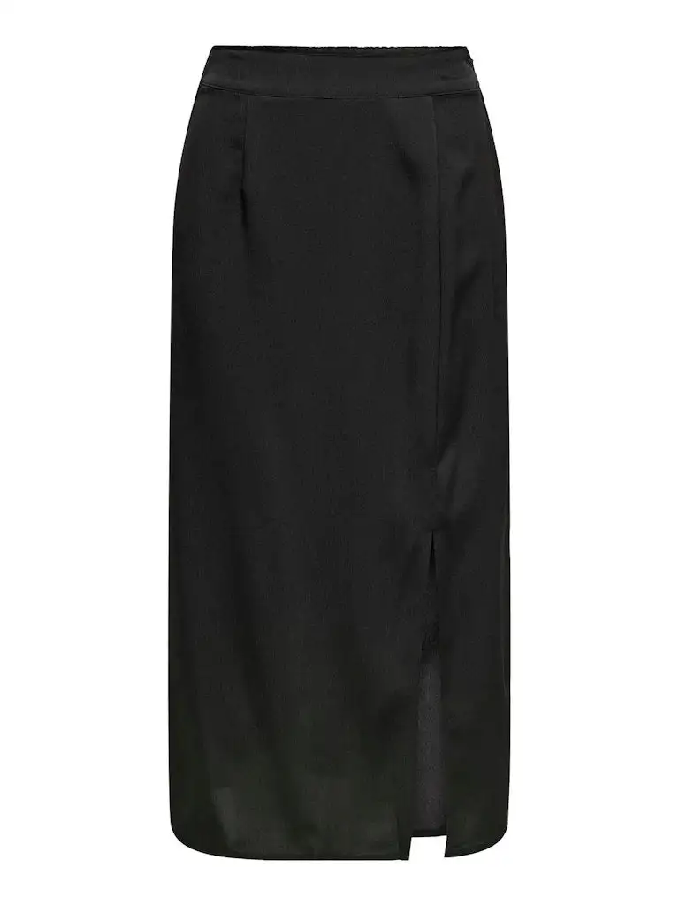 Onlnova Life Elite Lamar Slit Skirt Soli 15343186 Only Black