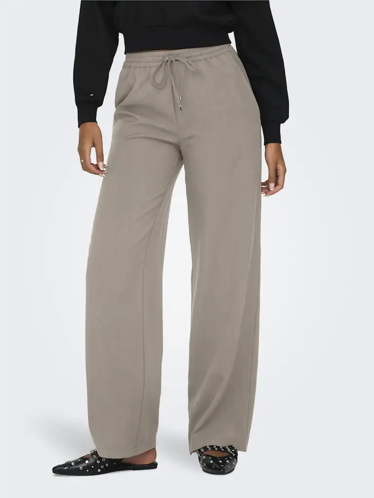 Onlginny Hw Wide Pull-Up Pant Oy Pnt 15331492 Only Fungi