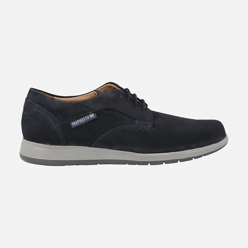 Zapatos de hombre con cordones en Azul