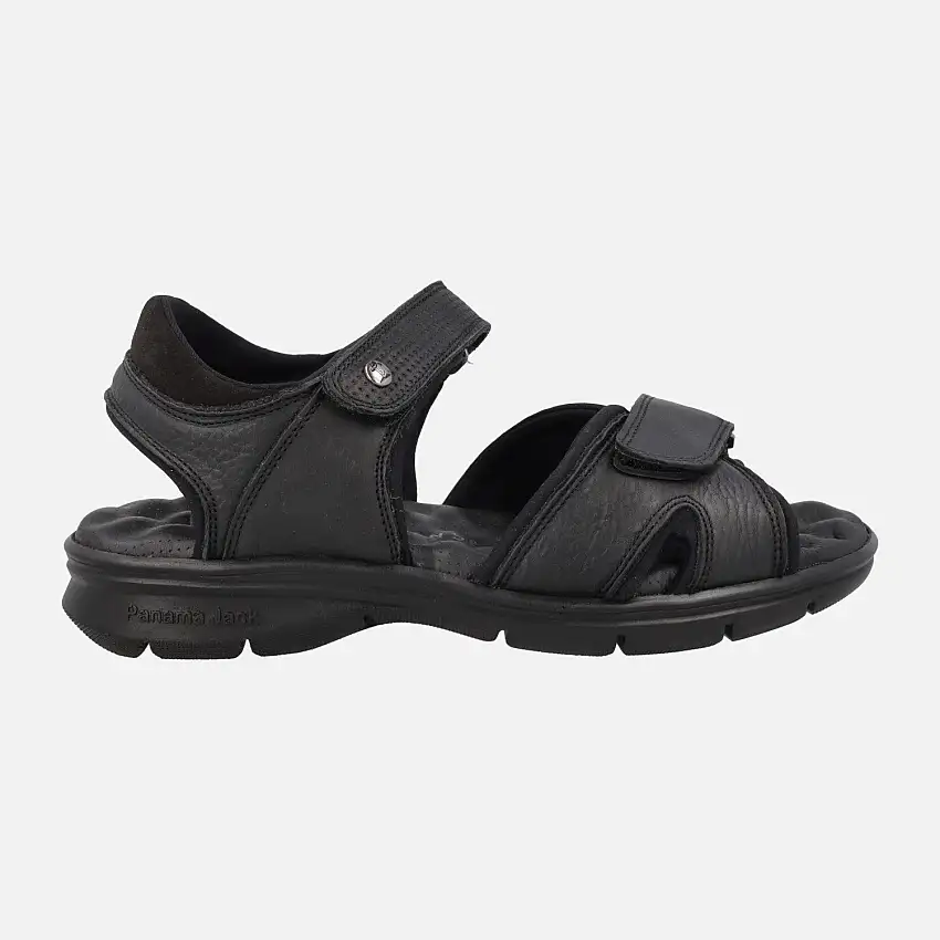 Sandalias de piel para hombre con cierre de velcro Sanders Basics