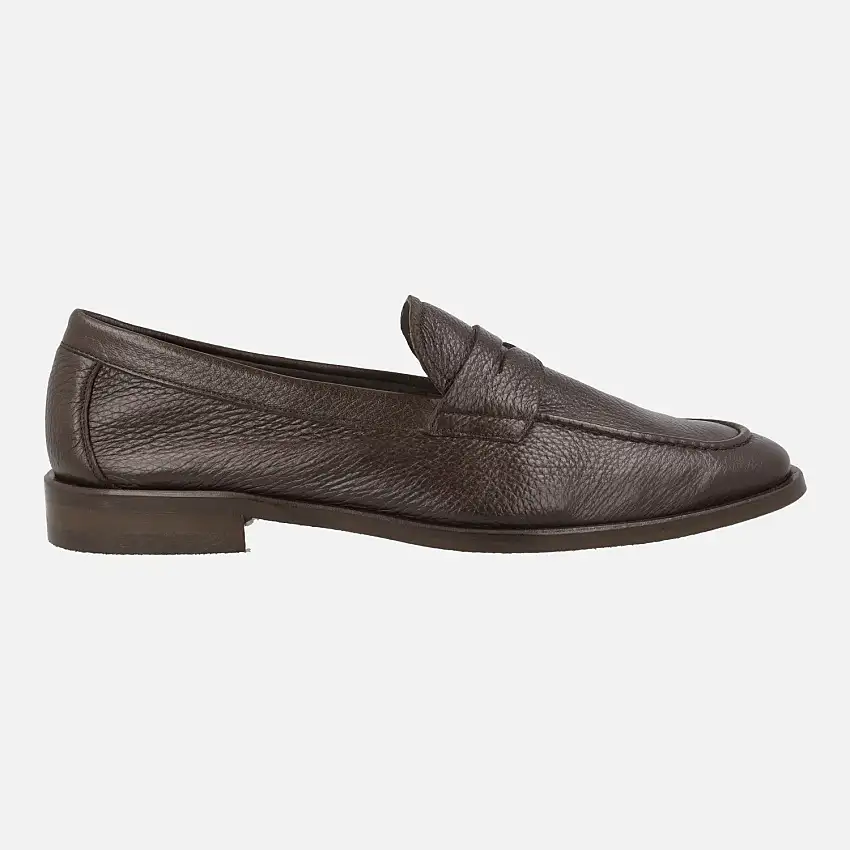 Mocasines con antifaz Casa Campo para hombre en piel ciervo