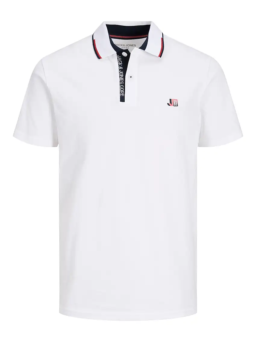 Jcologan Polo Ss Ss23 Sn White