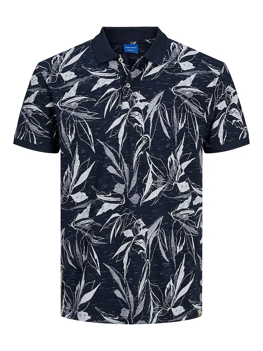 Jorcrayon Aop Polo Ss Navy Blazer