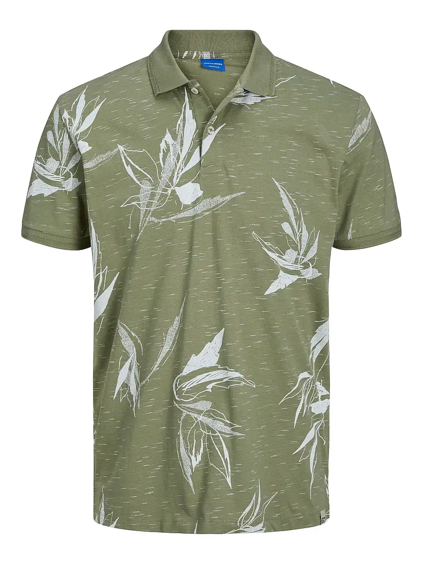 Jorcrayon Aop Polo Ss Oil Green