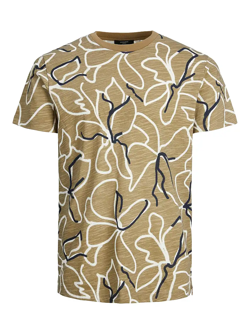 Jprblatropic Aop Ss Tee Crew Neck Sn Covert Green
