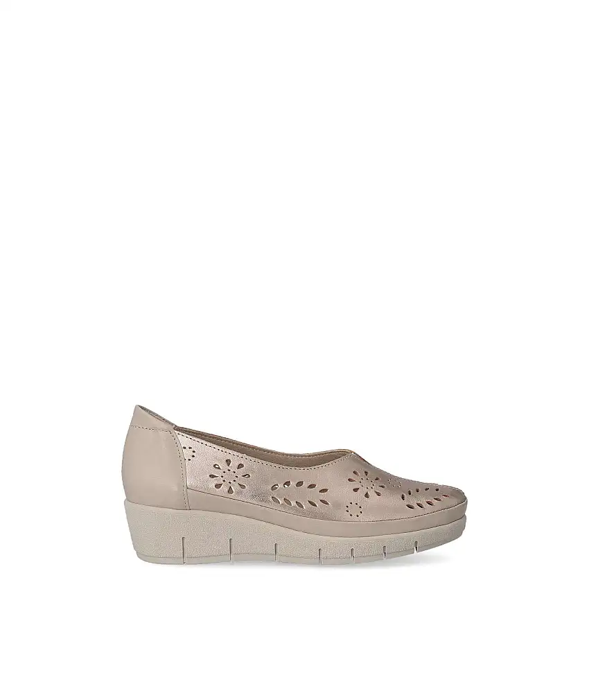 48+ HOURS Zapato bailarina piel confort mujer
