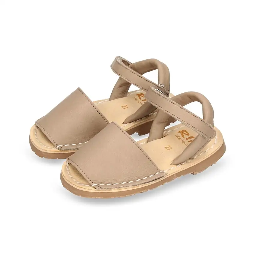 RIA 20090 SANDALIA MENORQUINA VELCRO PIEDRA
