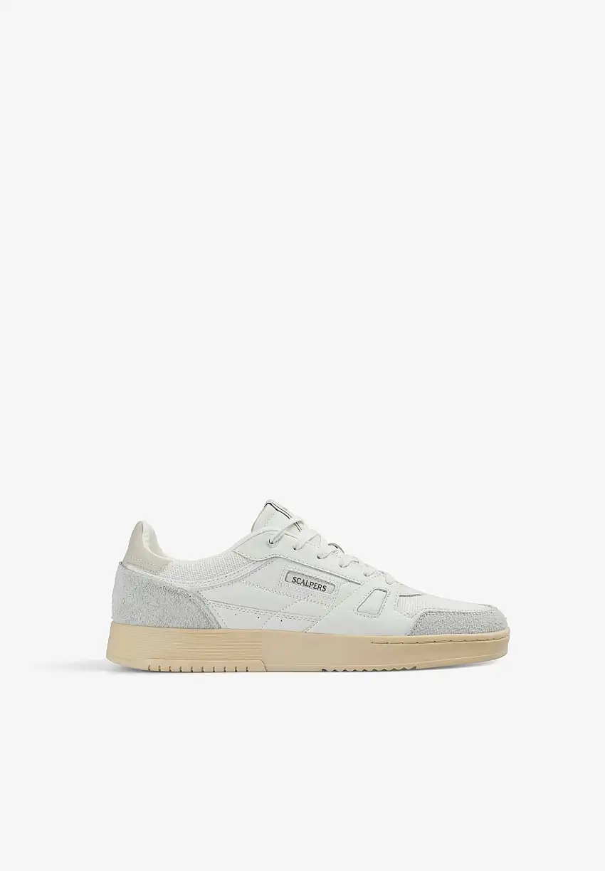 SNEAKERS LOGO PIEL