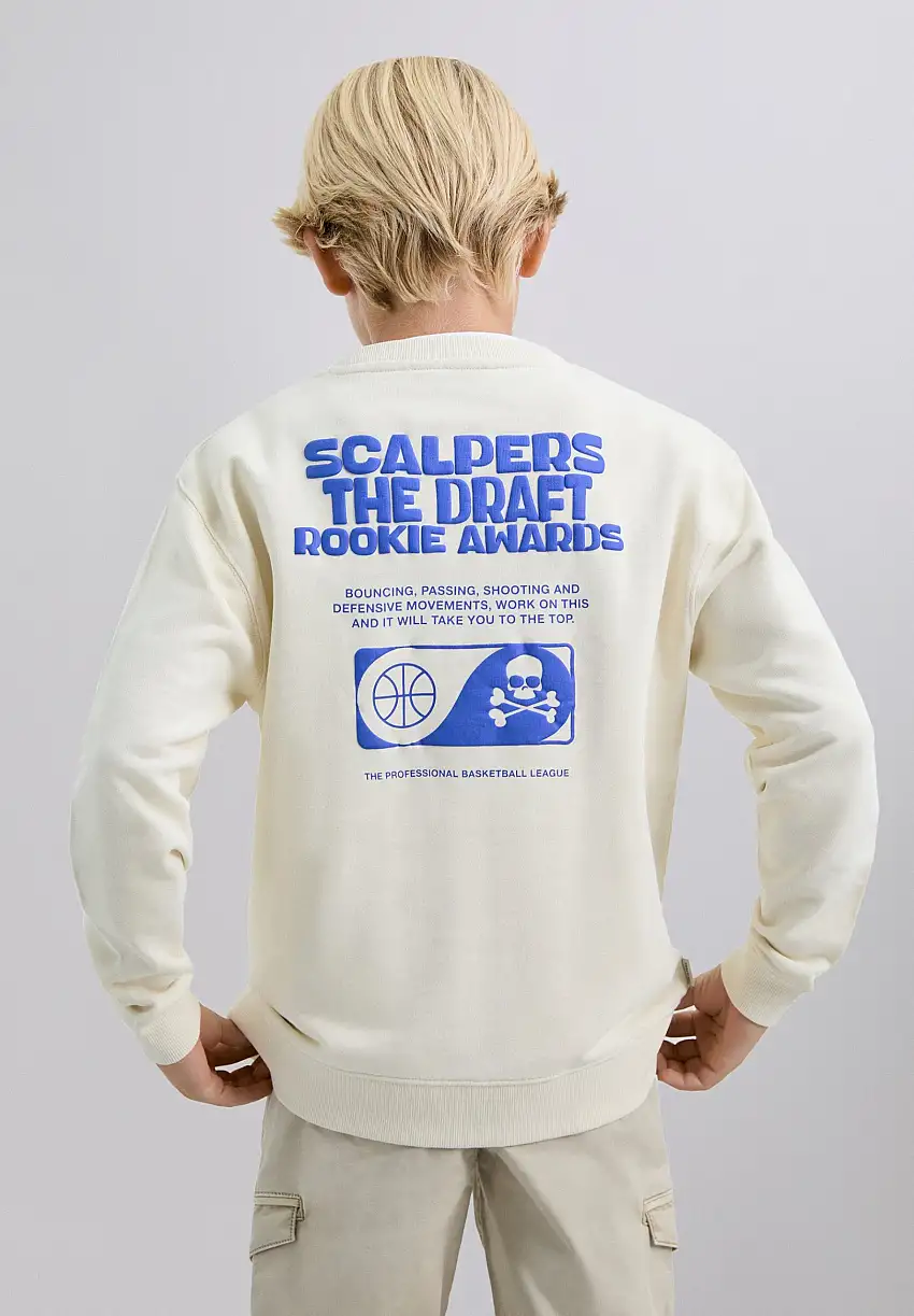 SUDADERA PRINT CONTRASTE