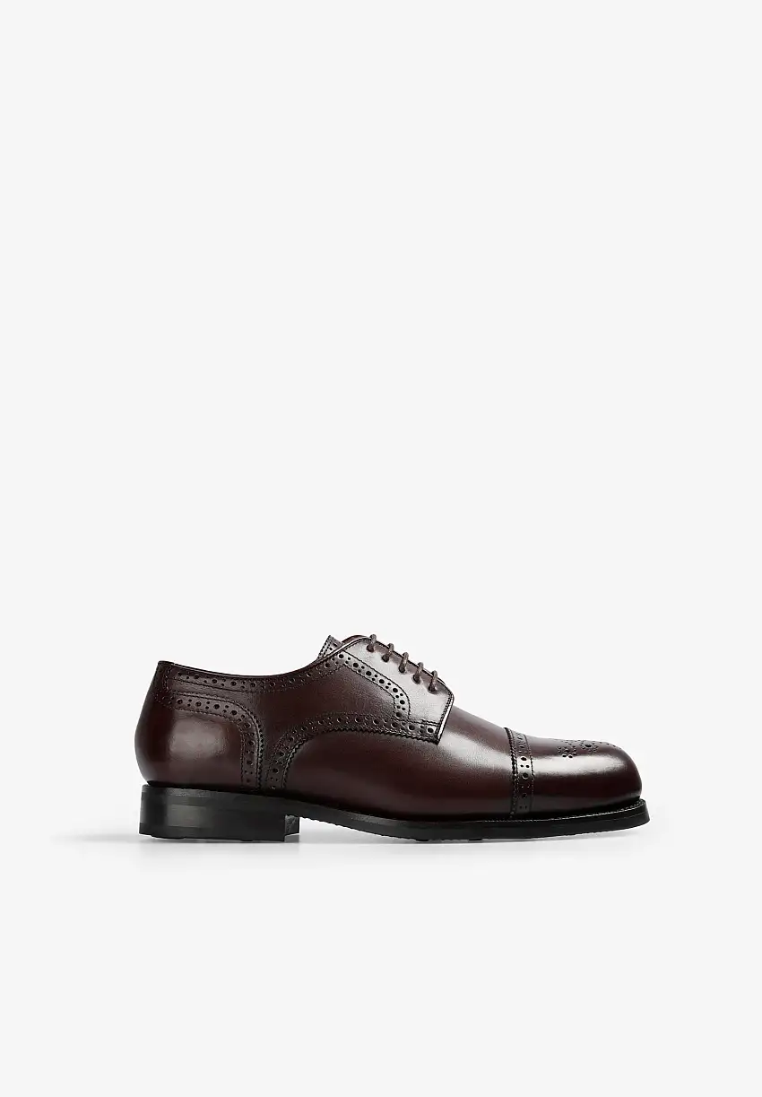 ZAPATOS DERBY BROGUE CUERO